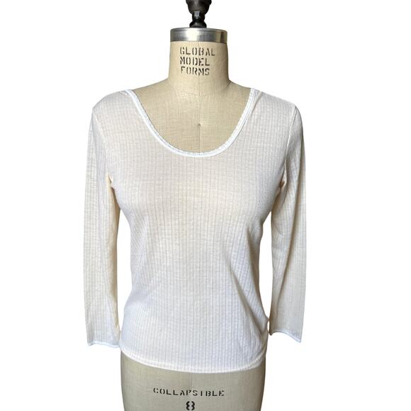 Patagonia Capilene Pale Pink Pointelle Shirt Size Medium - Picture 1 of 6